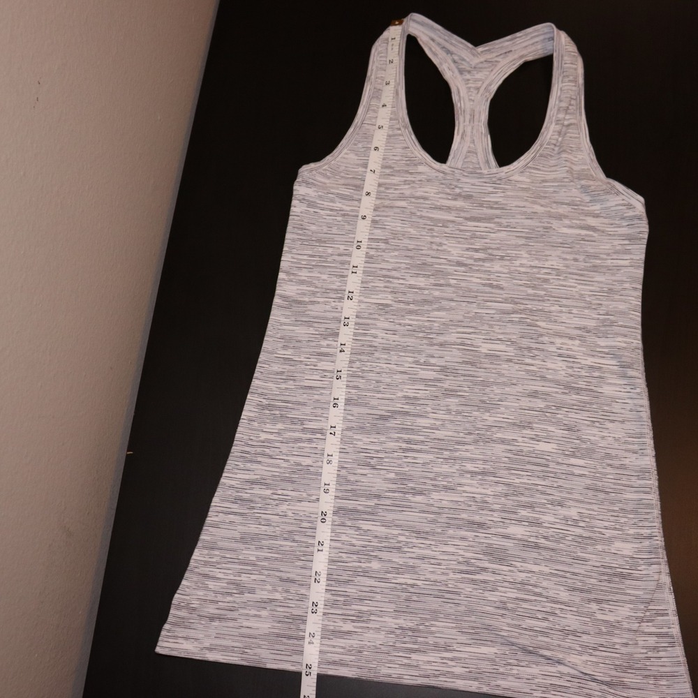 Lululemon Cool Racerback Tank Top Grey SpaceDye - Picture 4 of 7